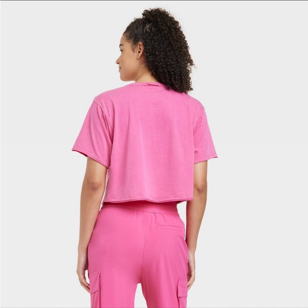 Women’s Cropped Boxy Tee Shirt - Picture 2 of 3